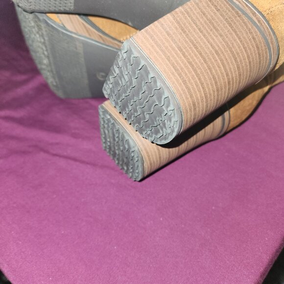 Altar"D State Piper Heeled Boots In Whiskey Brown Lace up & Side Zip up size 9 - Picture 12 of 12